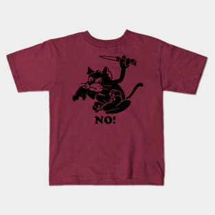 angry cat Kids T-Shirt